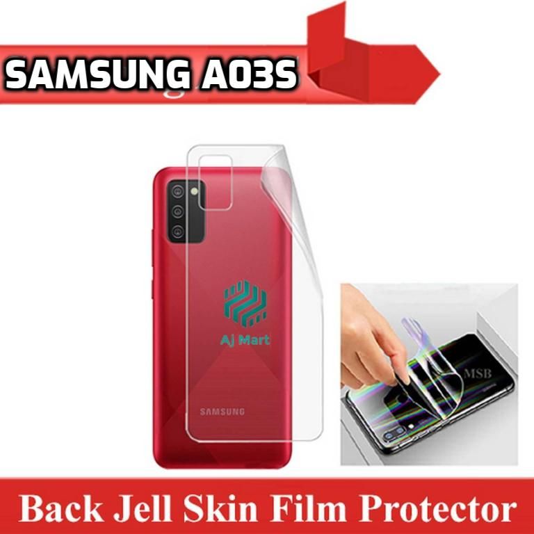 Samsung Galaxy A03s Hydrogel Back Poly - Transparent