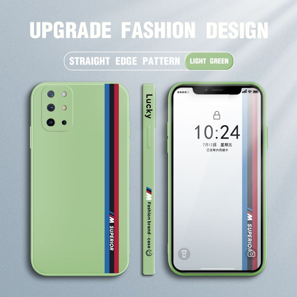 Jizetin for OnePlus 8T Back Cover Simple Graffiti Track Side Design Liquid Silicone Phone Case Soft Full Camera Protect Phone Cases