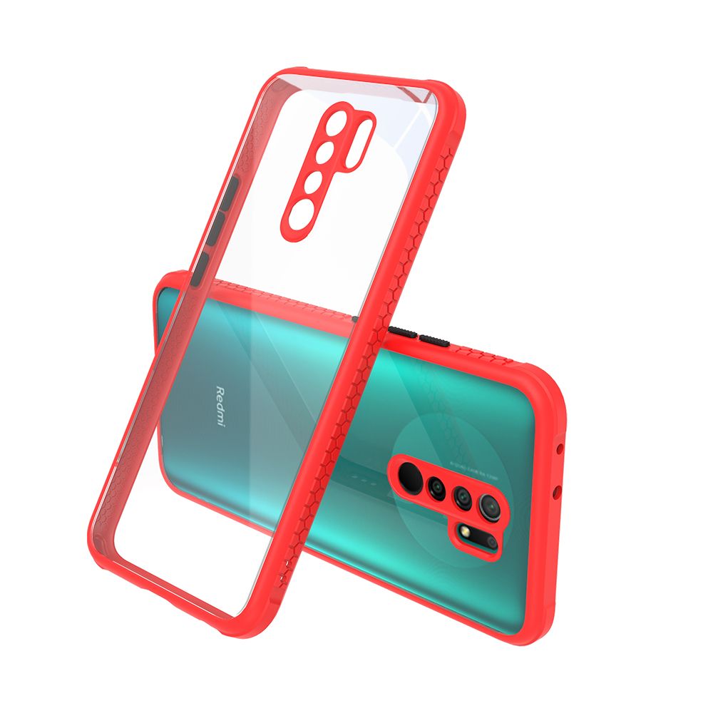 For Xiaomi Redmi 9 Camera Lens Protection Design Transparent Protective Shell  Suitable case