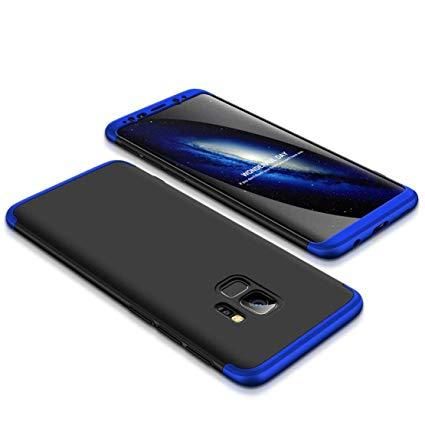 Samsung J6 (2018) 360 Degree GKK Phone Back Cover - Black & Blue