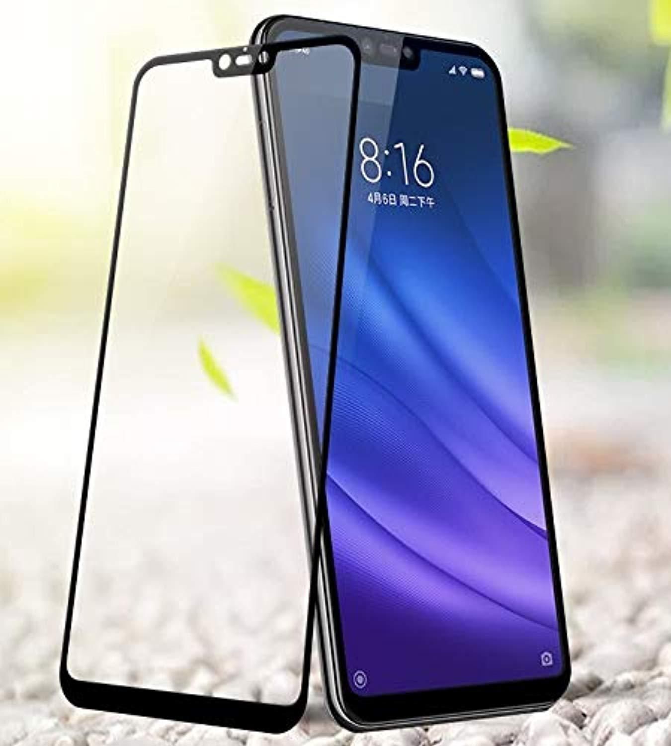 10D Glass Screen Protector for Mi 8 Lite -Black