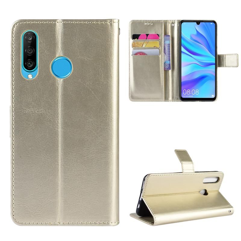 Holster Flip Stand Wallet Crazy Horse PU Leather Case For Huawei Honor 20 lite Cover