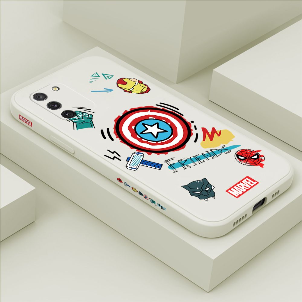ZeroQiQi for Samsung S10 Lite Case Cartoon Anime Icon Phone Cover Soft Full Lens Protection Casing Ultra Thin Soft Liquid Silicone Phone Cases