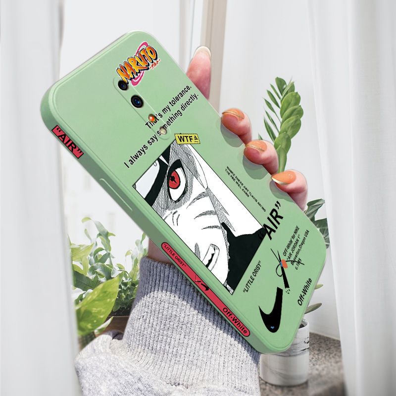 AMORVOR for OPPO Reno Z Back Cover Anime Uzumaki Naruto Side design Soft Case Liquid Silicone Phone Cases