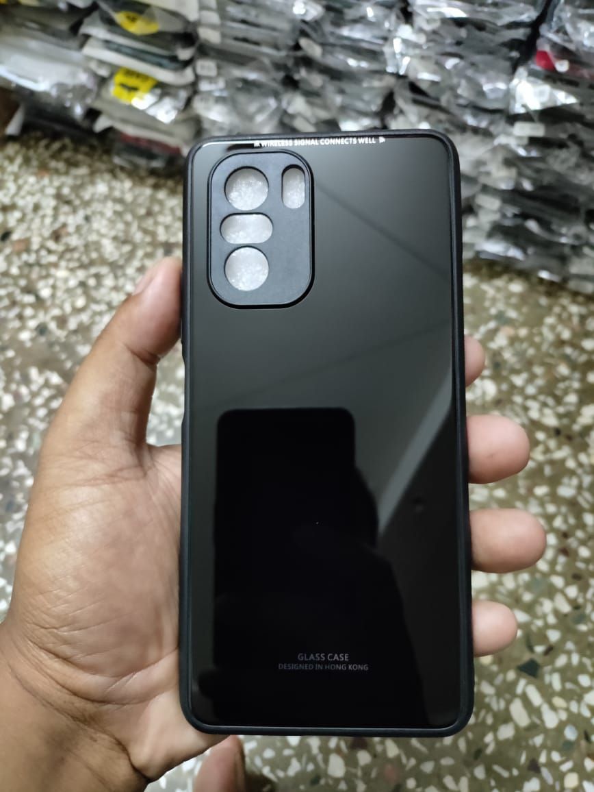 For Xiaomi Poco F3 "HONG KONG DESIGN" Scratchproof Tempered Glass Cover Case