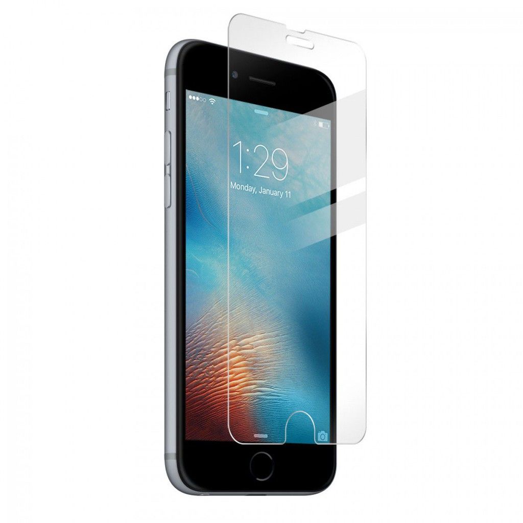 2pcs Glass for iPhonee 6 Plus Screen Protector 9H full black