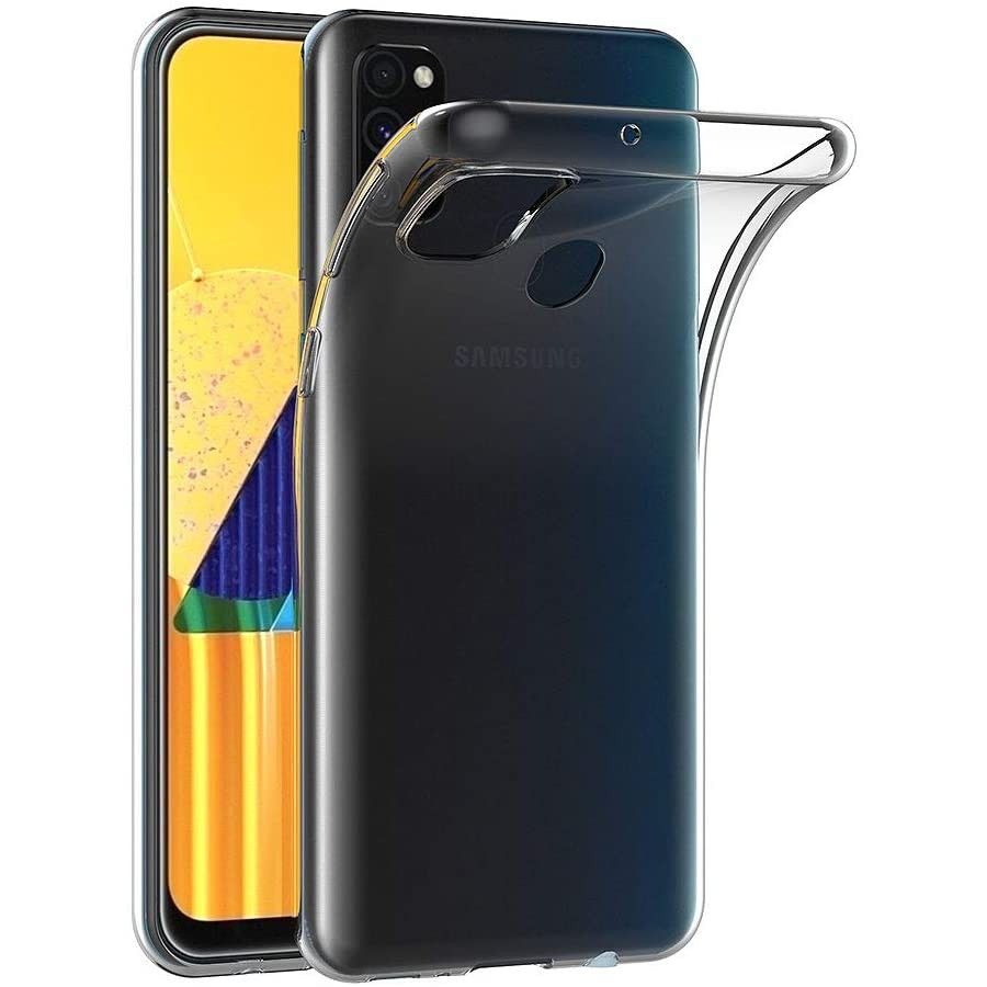 Samsung Galaxy M31 Premium Silicone Case Crystal Clear Soft TPU Ultra-Thin Transparent Flexible Protective Mobile Phone Back Cover