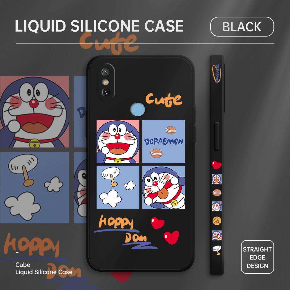 ZeroQiQi for Xiaomi 6X Case Cartoon Cat Phone Cover Soft Full Lens Protection Case Ultra Thin Soft Liquid Silicone Phone Case