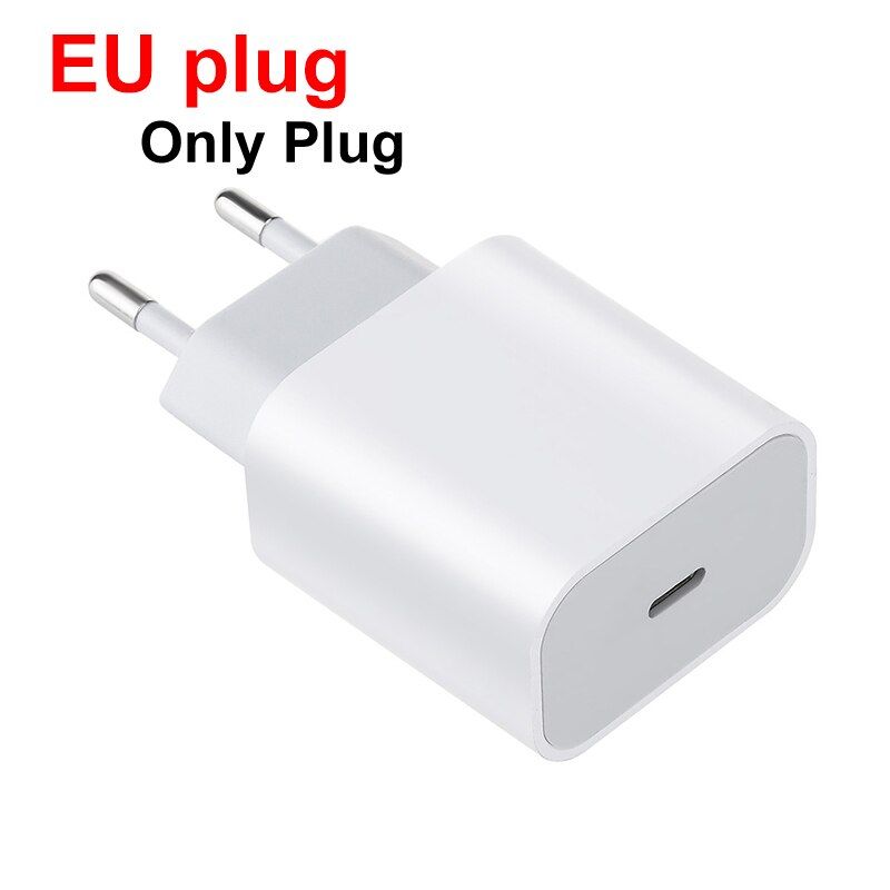 PD 20w Usb Cable Quick Charge QC3.0 EU/UK/US/AU plug Usb cable Type C Fast Charger for Iphone 12/Pro max /X/Xs Adapter
