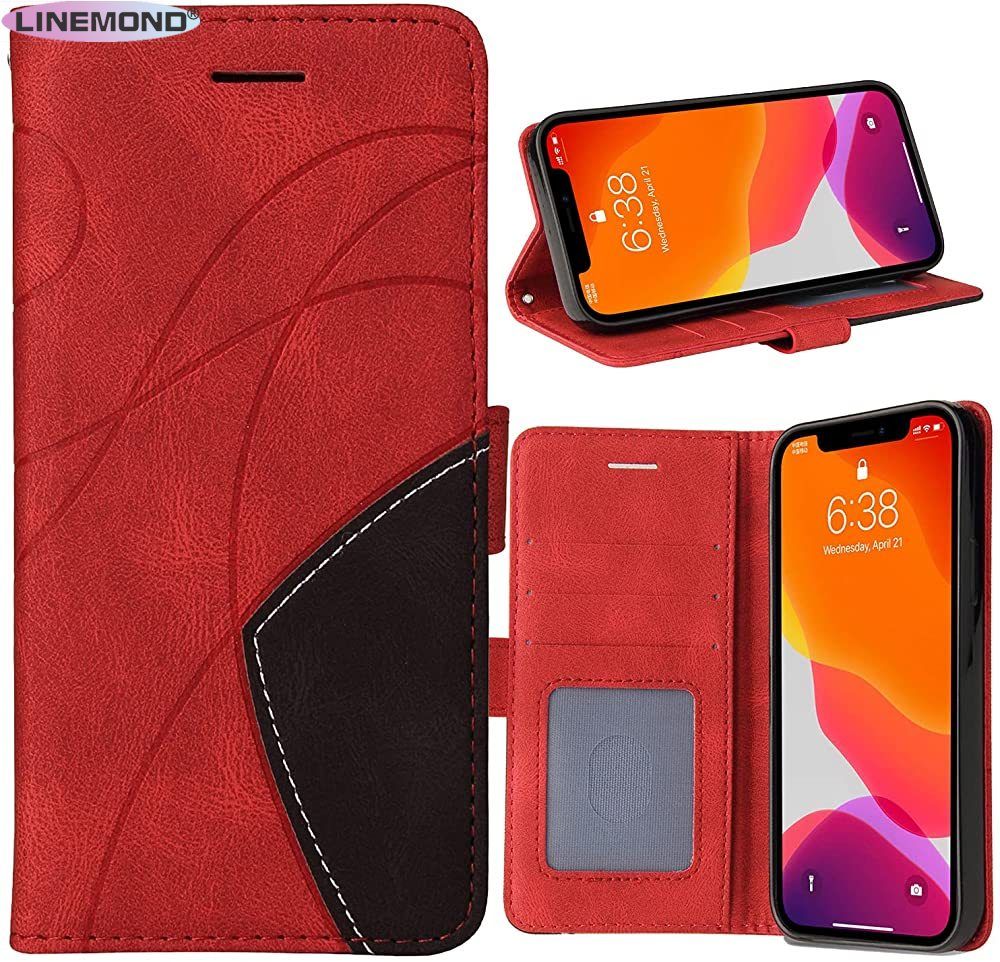 Wallet Case for Nokia 3.4, Splicing Matching PU Leather Flip Case with Kickstand for Nokia 3.4, Black