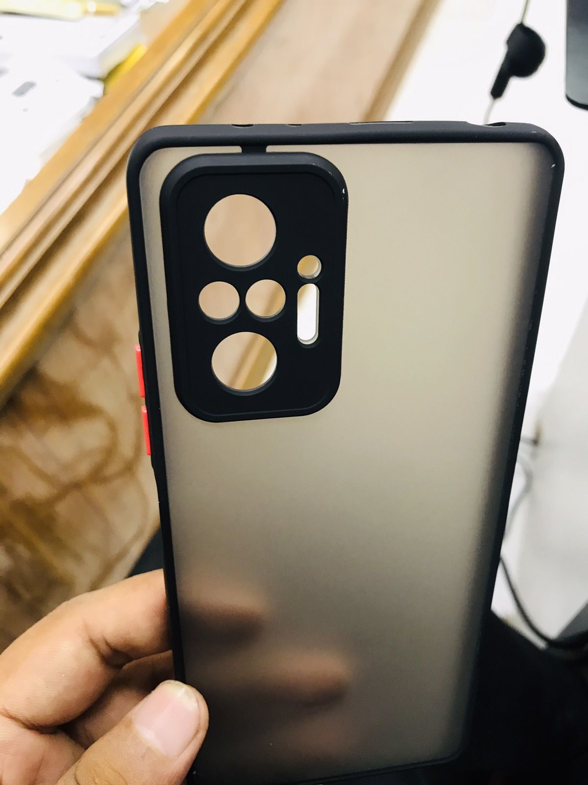 For Redmi Note 10 Pro / Redmi Note 10 Pro Max Camera Len Luxurious Smoky Matte Shockproof Case