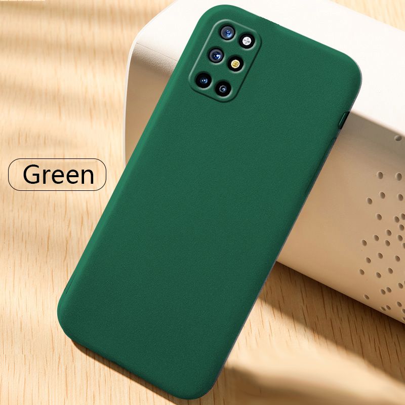 Biruiqu For Oneplus 8T Shockproof Anti Slip Soft TPU Sandstone Matte Back Case Cover