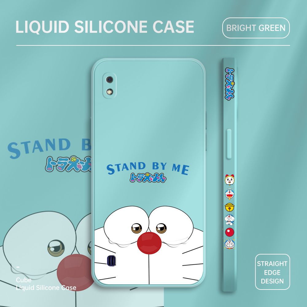 ZeroQiQi for Samsung A10 Case Cartoon Weeping Cat Phone Cover Soft Full Lens Protection Casing Ultra Thin Soft Liquid Silicone Phone Cases