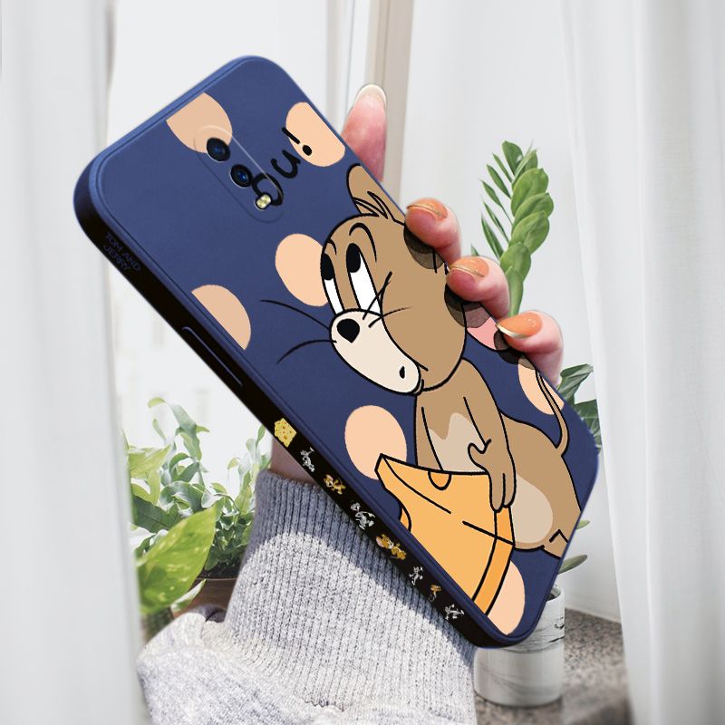 AMORVOR for OPPO R17 Back Cover Cartoon Cute Lovely Side design Soft Case Liquid Silicone Phone Cases