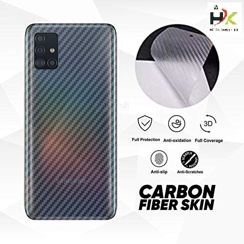 Samsung Galaxy A51 Carbon Fiber Sticker Vinyl  Back Poly Skin Protector