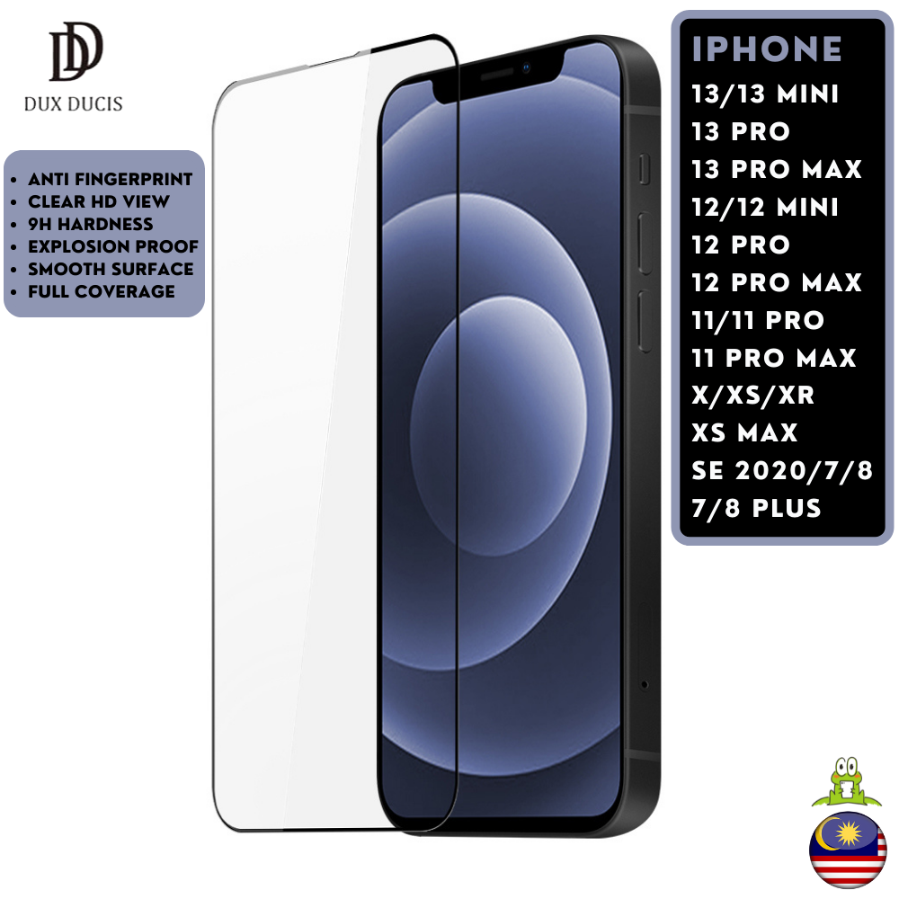 iPhone 13 Mini / 13 / 13 Pro / 13 Pro Max / 12 Pro Max/ 12 Mini/ 12 Pro/ 12/ 11 Pro Max/ 11 Pro/ 11/ XS Max/ XR/ X / SE 2020 / 7 / 8 Plus 9H Clear HD Full Screen Cover Tempered Glass Screen Protector