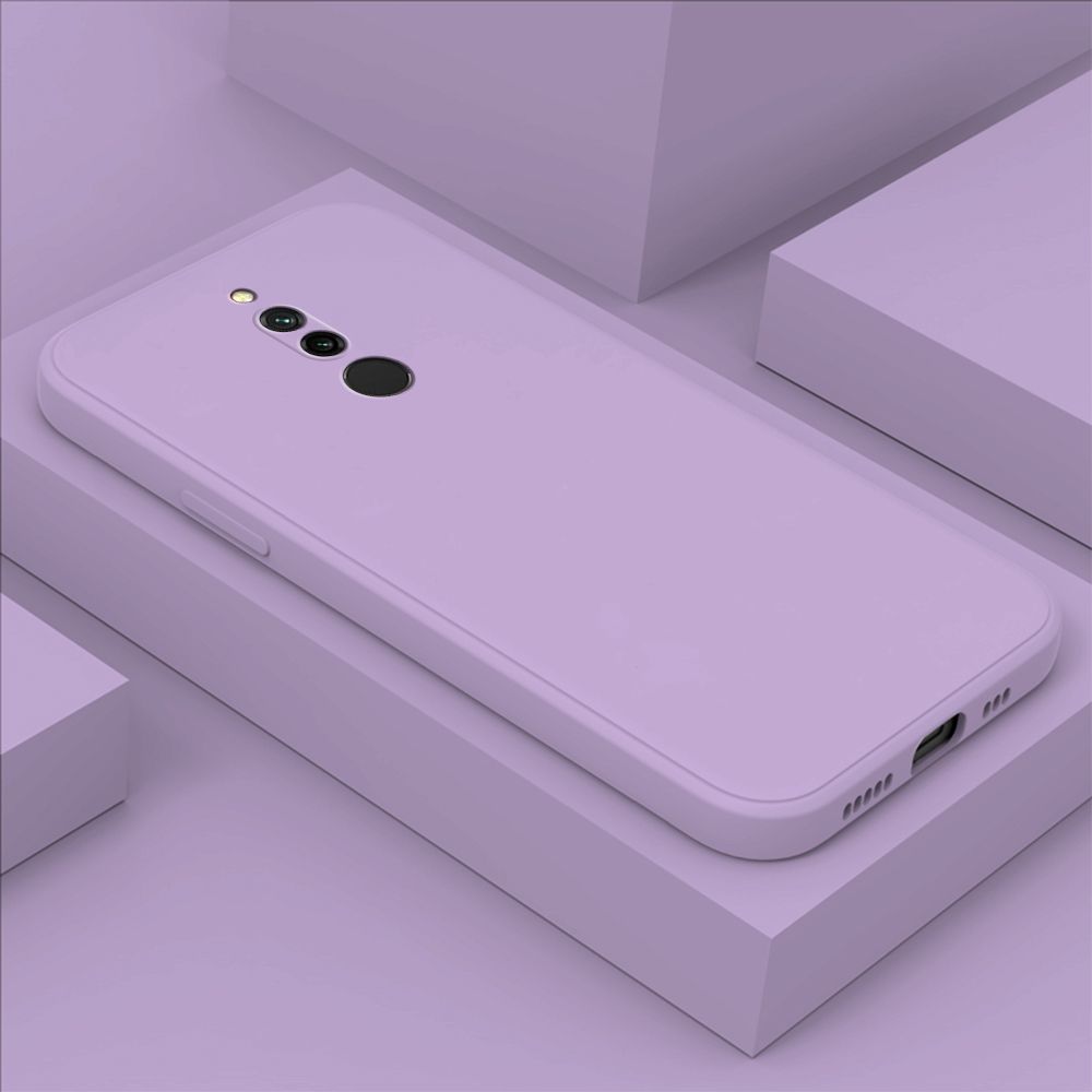 Hontinga for Xiaomi Redmi 8 Case Thin Soft Luxury Square Liquid Silicone Phone Case Candy Cover