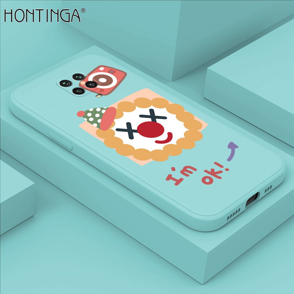 Hontinga for Redmi Note 9S Case New Cartoon Joker Phone Case Phone Case Soft Square Edge Silicone Cases Full Lens Cover Shockproof Protection Cover