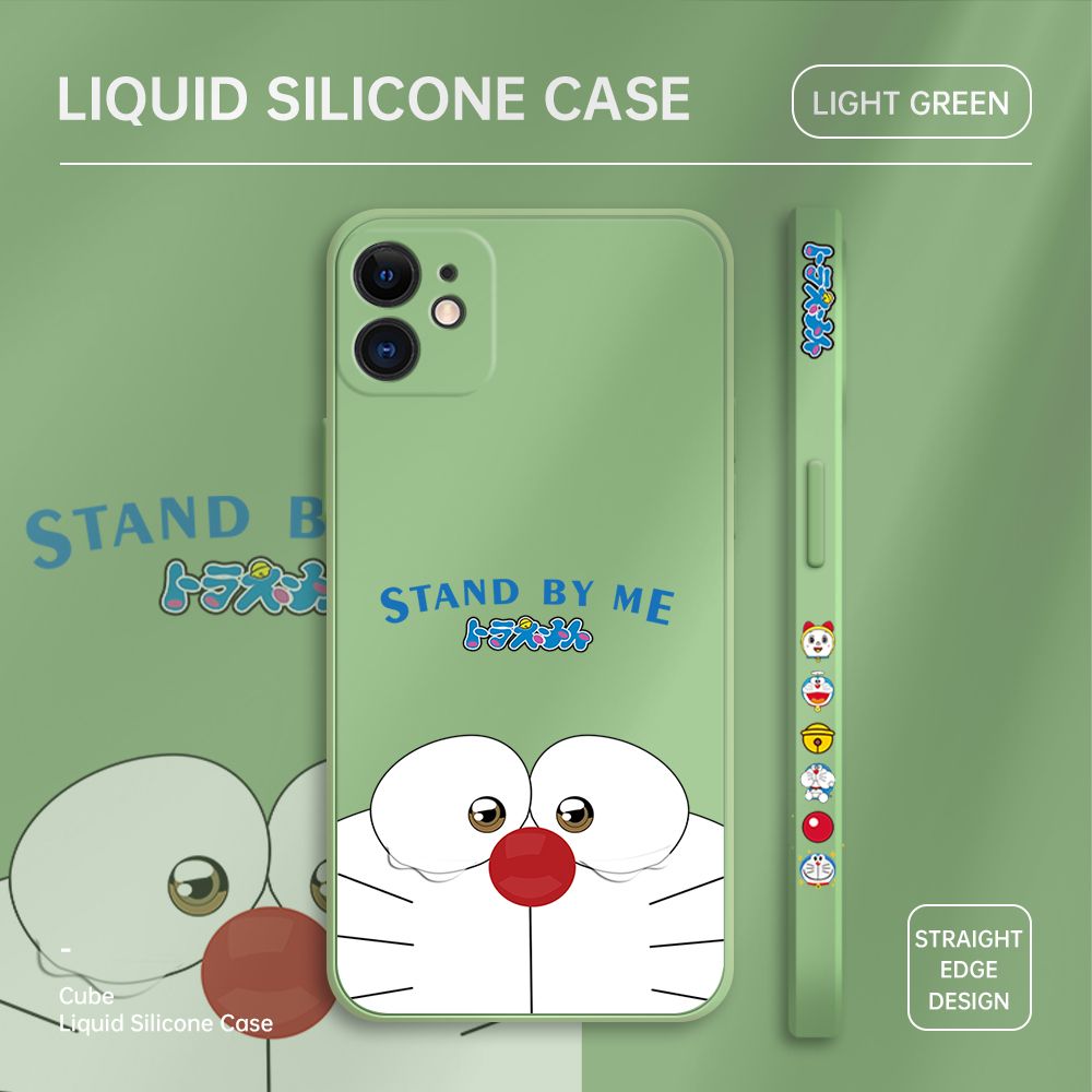 ZeroQiQi for iPhone 12 Case Cartoon Weeping Cat Phone Cover Soft Full Lens Protection Casing Ultra Thin Soft Liquid Silicone Phone Cases