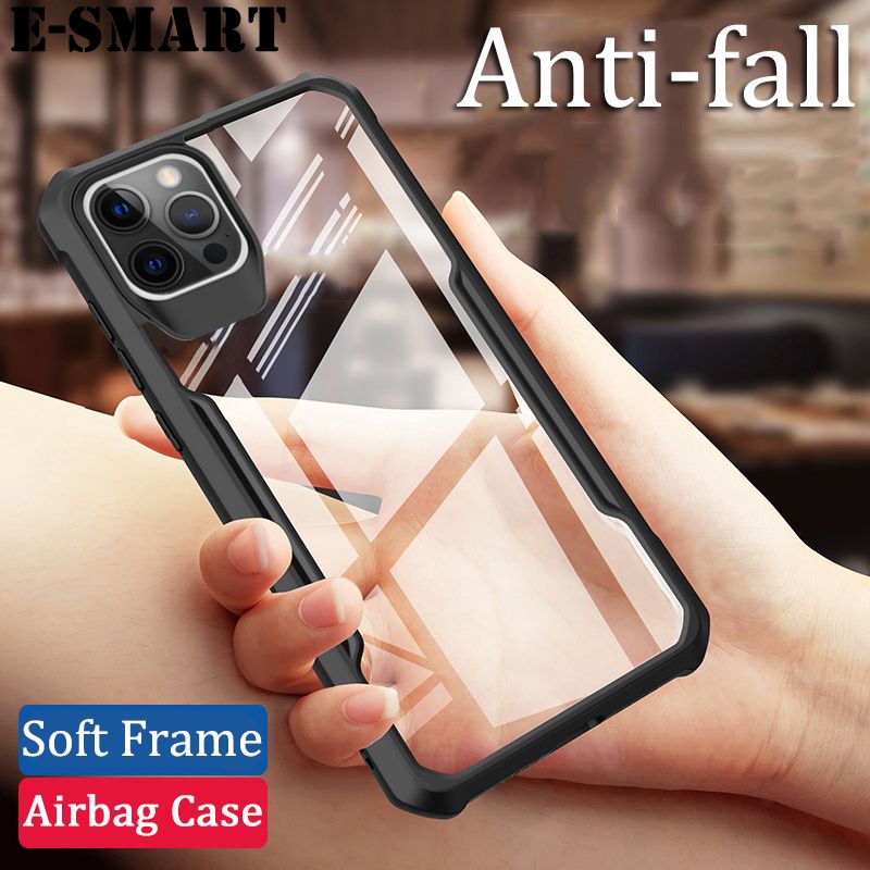 Phone Case iPhone 12 Mini Back Cover Transparent Clear Armor Shockproof Back Cover for iPhone12 Mini Case