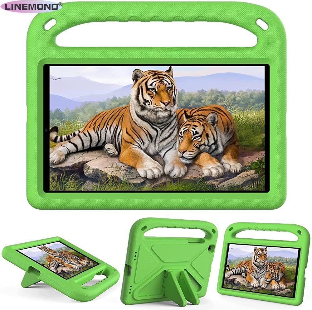 Tablet Case Cover Kids Case for Samsung Galaxy Tab A 8.0 2019 SM-T290/T295,Light Weight Shock Proof Handle Stand Kids Friendly Protective Cover Case Case for Tablet (Color : Green)