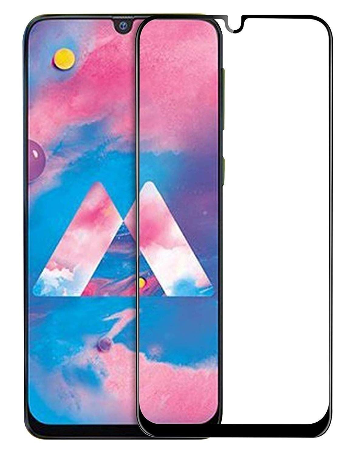 Samsung Galaxy M30 Tempered Glass Screen Protector 6D/9D/11D - Black