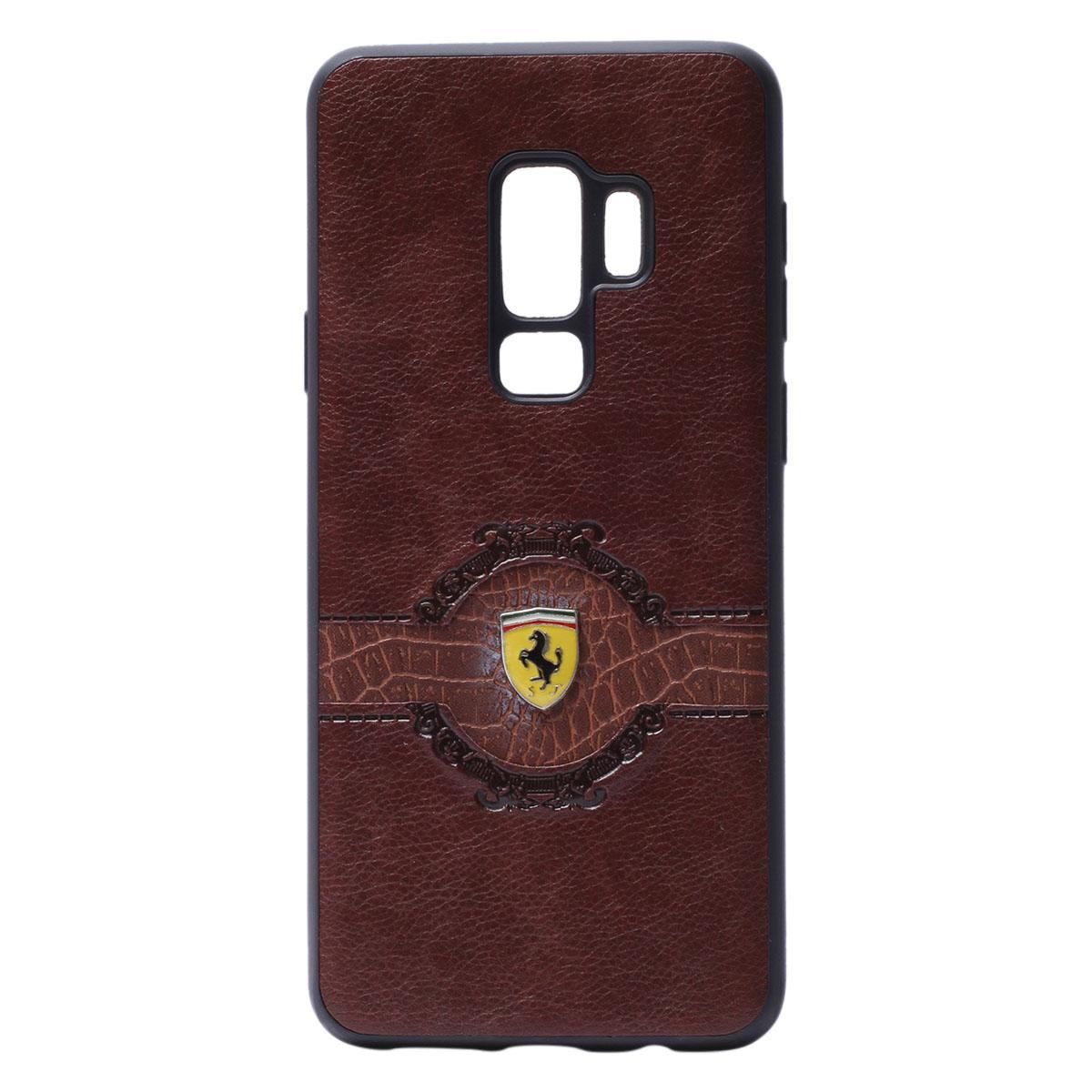 Leather Back Case for Samsung S9 Plus
