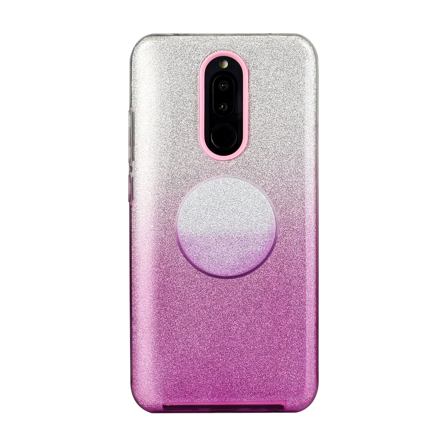 Yfashion For XIAOMI CC9E//10/10 PRO/K20/K20 pro Phone Case adient Color tter Powder Phone Cover with Airbag Bracket