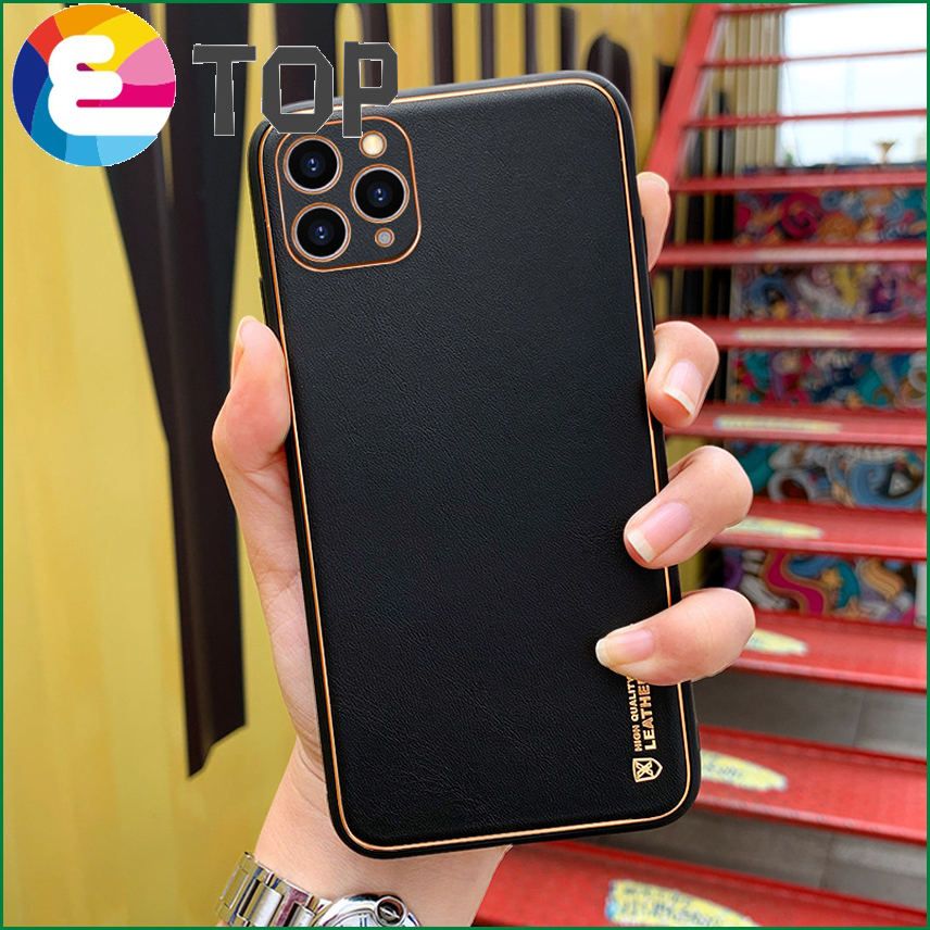 Suitable for Apple 11 mobile phone shell 12 leather iPhone11promax anti-fall 12promax silicone 11pro sleeve