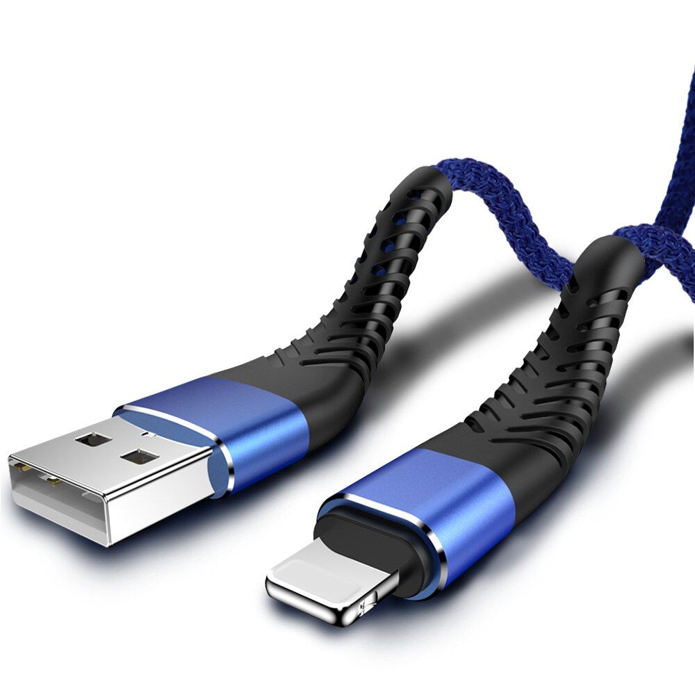 Quick Charge Charger USB Cable For iPhone X XS XR 11 8 7 6 5 5S 6S Plus Apple iPad Origin 2m 3m Lead Mobile Phone Data Cord Wire