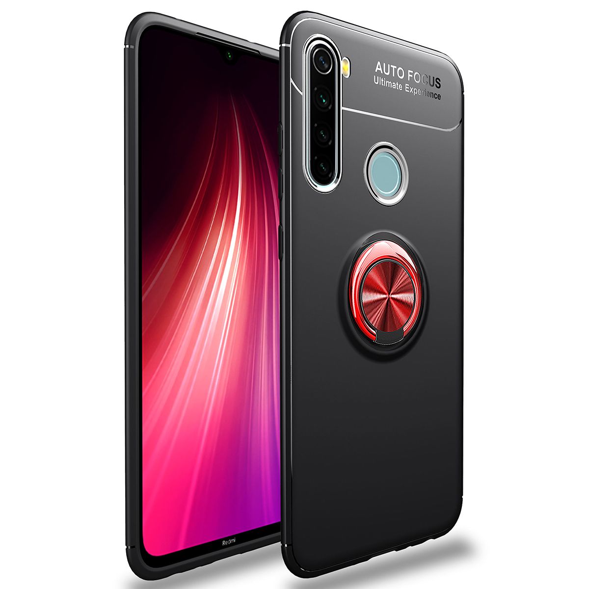 Shockproof Case For Xiaomi Redmi Note 8T Phone Case Ring Stand Phone Back Cover