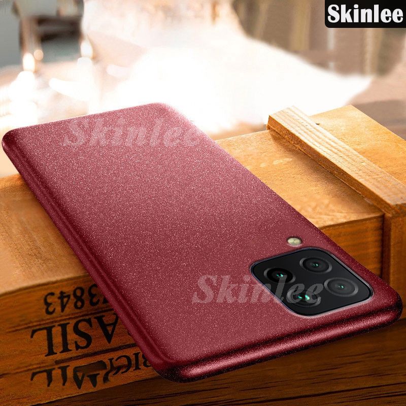 For Samsung Galaxy M12 Matte Silicone Soft Cover Case for Samsung M12 Super Scrub Non-slip Back Cover Cases