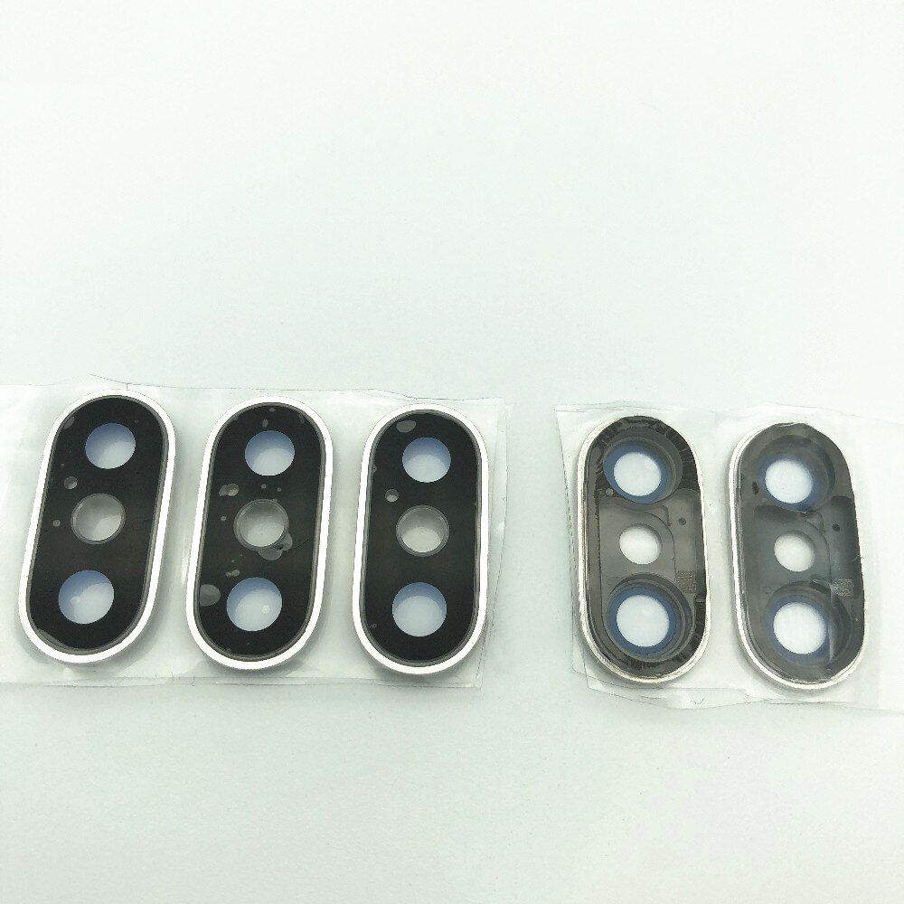 Rear Lens Glass With Metal Housing Ring IP X XS XSMAX Back Camera Parts