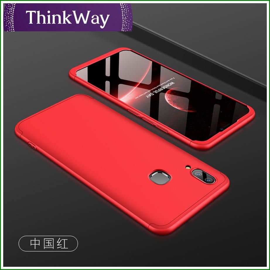 Total Protection 3 in 1 Ultra Thin Hard Plastic Phone Case Cover For VIVO Y73/V21E 4G