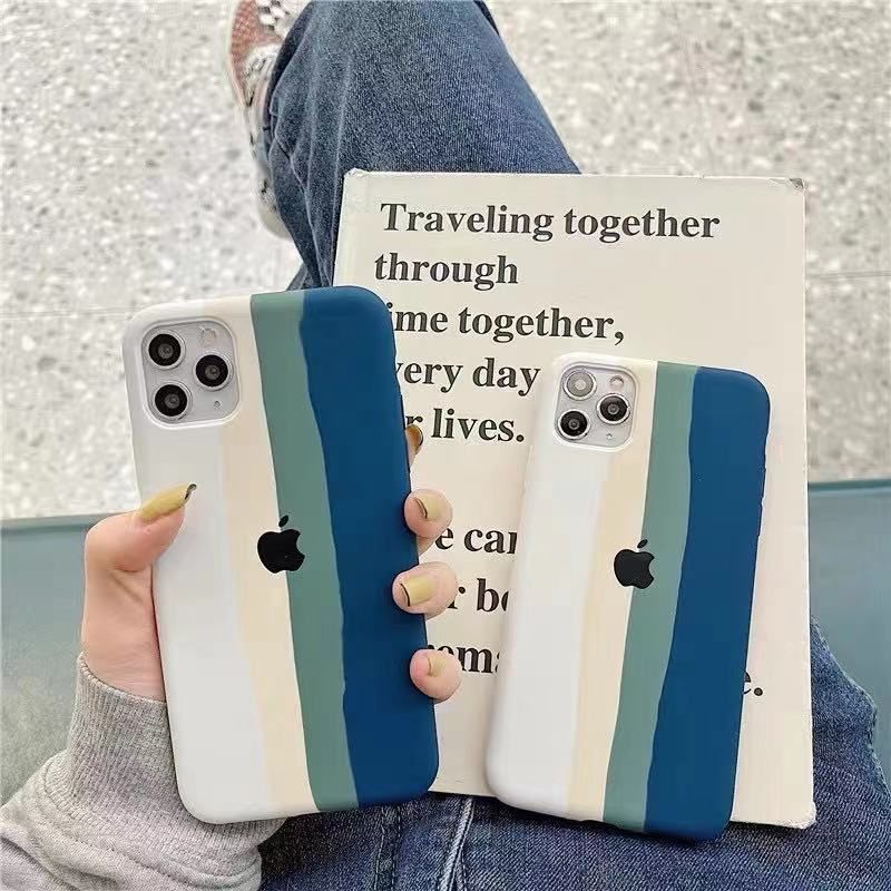 silicone rainbow mobile phone case all inclusive fall proof case for Apple iPhone 13/13pro/13 pro Max - à¦®à§‹à¦¬à¦¾à¦‡à¦² à¦«à§‹à¦¨ - Phone - Phone - Camera - Phone Back Cover