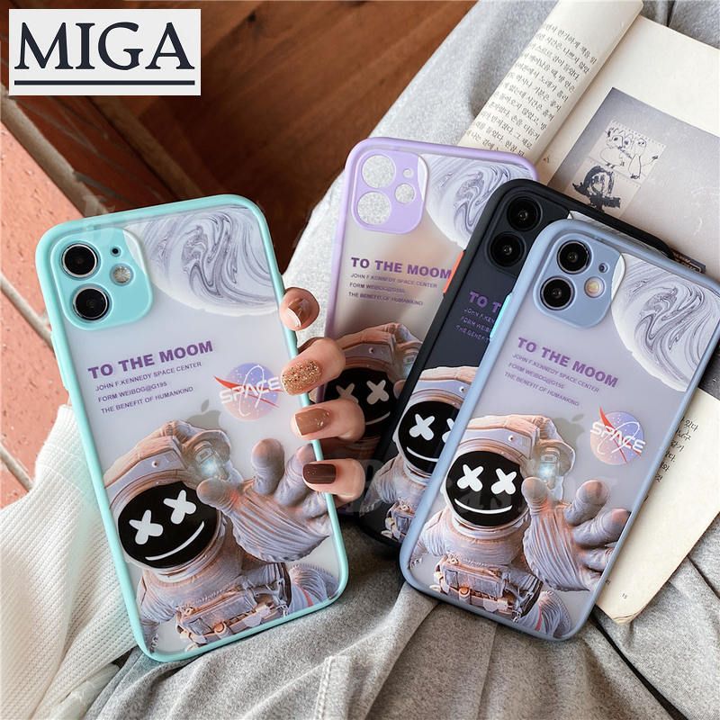 Space Astronaut Casing Huawei Y7A Y6 Pro Y6P Y9S Y9 Prime  Nova 7i 5T 3i 2i P30 Lite Tide Brand Camera Protection Matte Case
