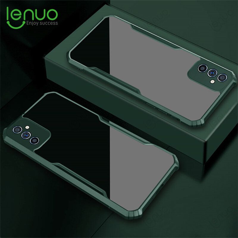 Lenuo Casing For Samsung Galaxy S10+ / S10 Plus Shockproof Transparent Bumper Airbag Phone Cover Case
