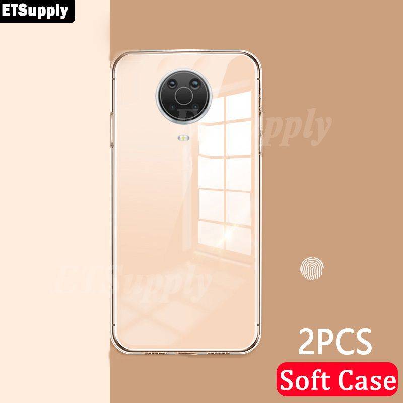 （2pieces）Nokia G10 Transparent Phone Case Transparent Clear Anti-oxidation Clear Phone Cases for Nokia G10 Silicone TPU Back Cover