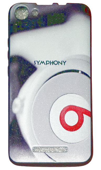 Back Cover For Symphony V75 Fashion Textured Tpu Protective Soft Back Shell Case - Phone Back Cover