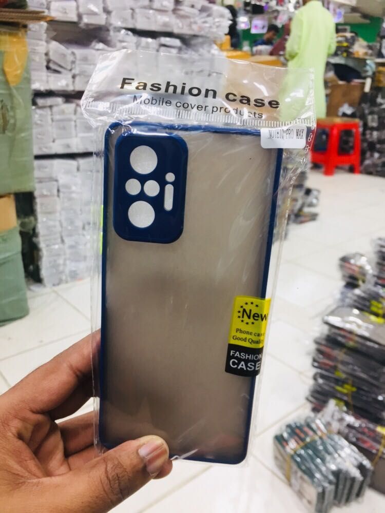 For Xiaomi Redmi Note 10 Pro / Note 10 Pro Max Luxury Shockproof Matte Frosted and Smoky Transparent Premium Back Cover