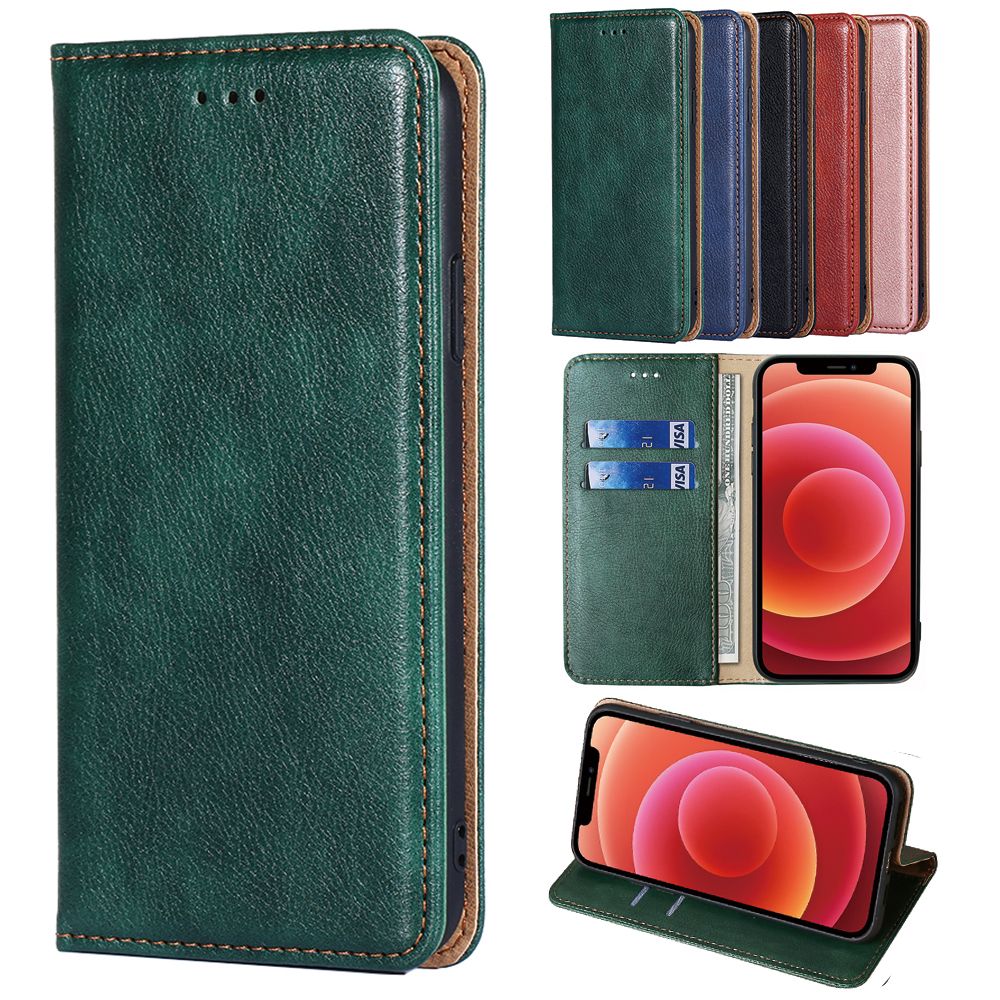 For Huawei Y7 (2019) Phone Case Luxury Retro Wallet Case With Credit Card Slots Stand Magnetic Leather Flip Cover