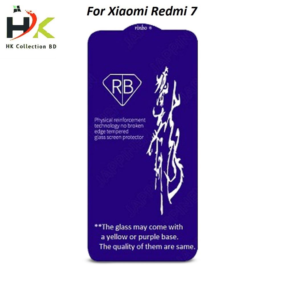 For Xiaomi Redmi 7 Rinbo Full Tempered Glass Screen Protector