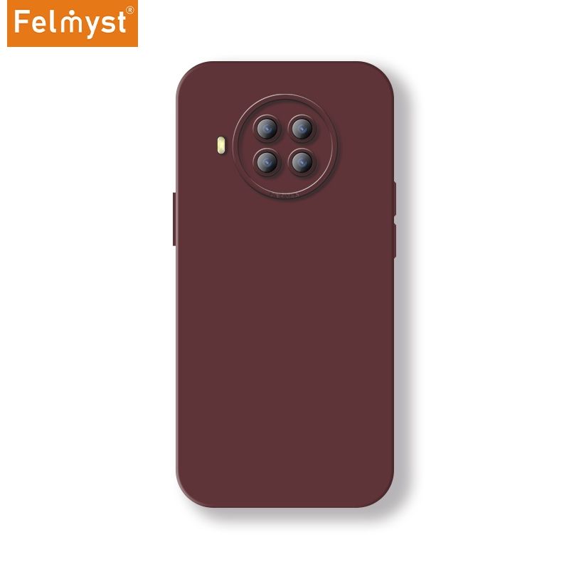 For Xiaomi Mi 10T Lite 5G Back Mobile Phone Case Simple Luxury Colorful Liquid Silicone Protect Lens Shockproof Full Soft Cover