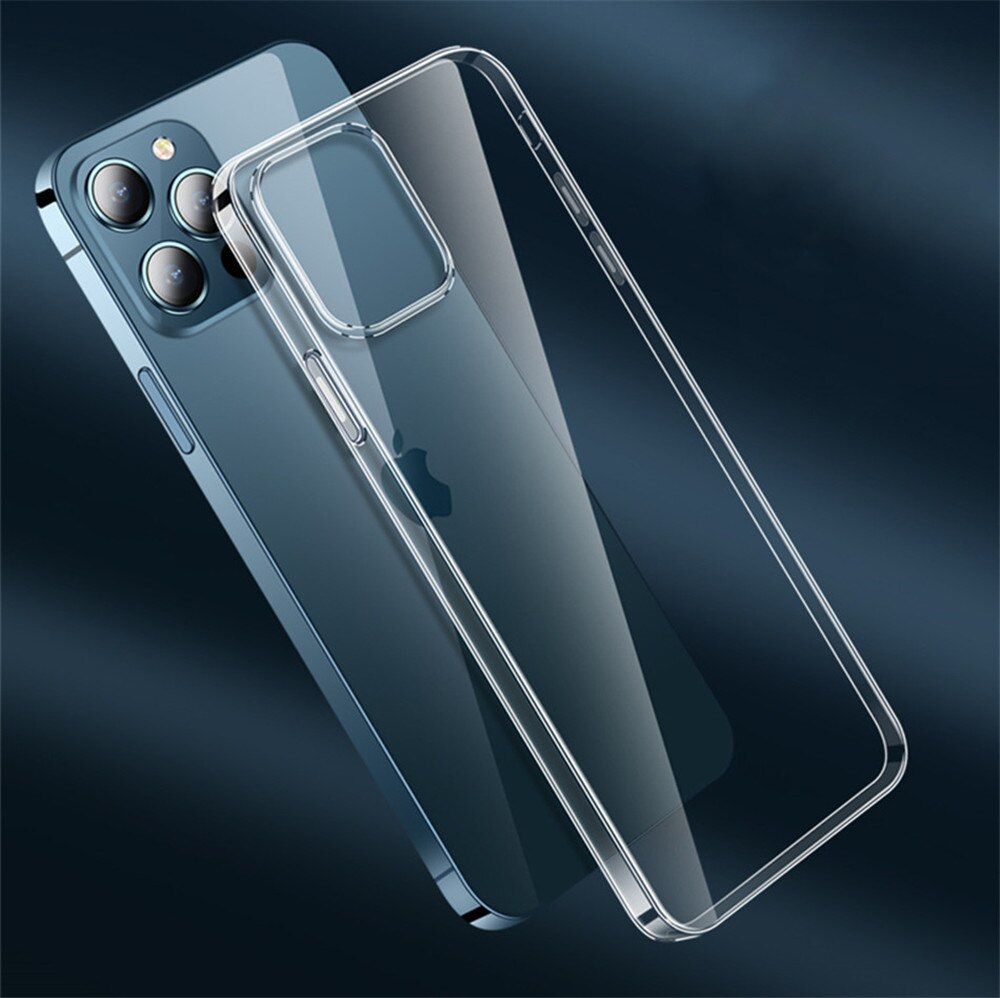 Transparent Case For iPhone 13 12 11 Pro Max XR X XS 6 7 8 Plus SE2 Mini Ultra Thin Soft TPU Clear Cover Protection Funda Coque