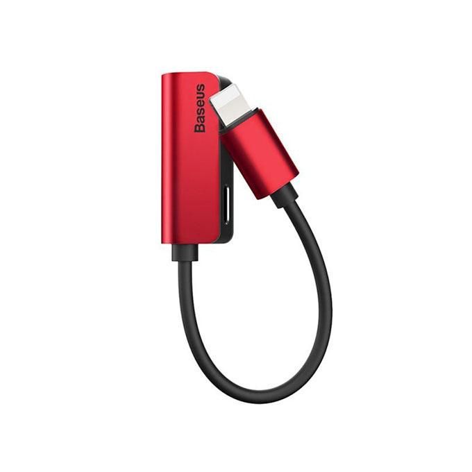 L32 Aux Audio Cable Adapter for iPhone - Red