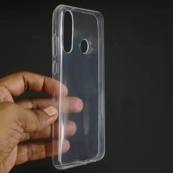 Clear Case for Huawei Y6p Cover Soft TPU Silicone Phone Cover Transparent