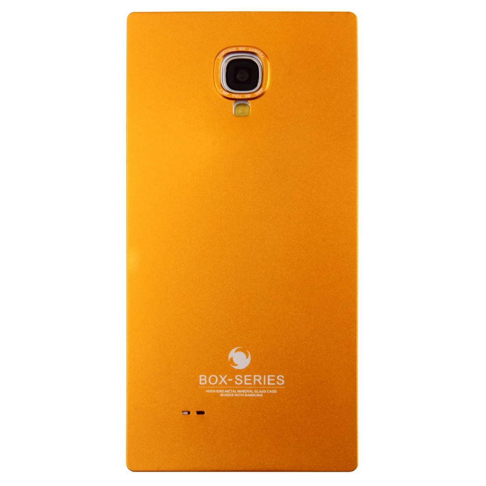 Aluminum Metal Case Toughened Glass Dust Proof for Samsung Galaxy S4