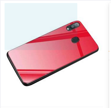 Samsung Galaxy M20 - Back Cover Glass Case-Red