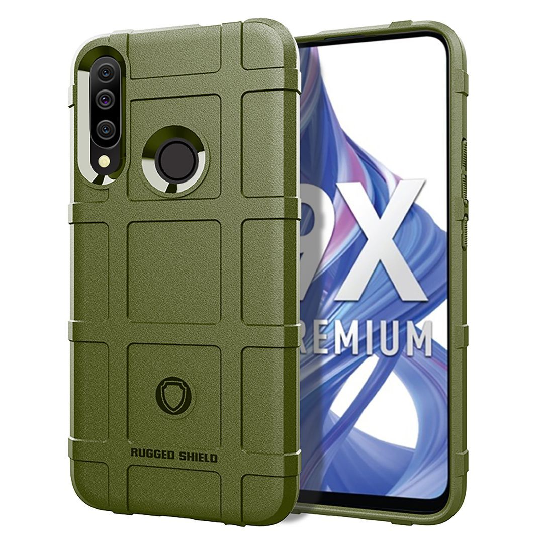 For Huawie Honor 9X Premium Soft TPU Heavy Duty Rugged Shield Armor Tough Shockproof Protection Case Cover