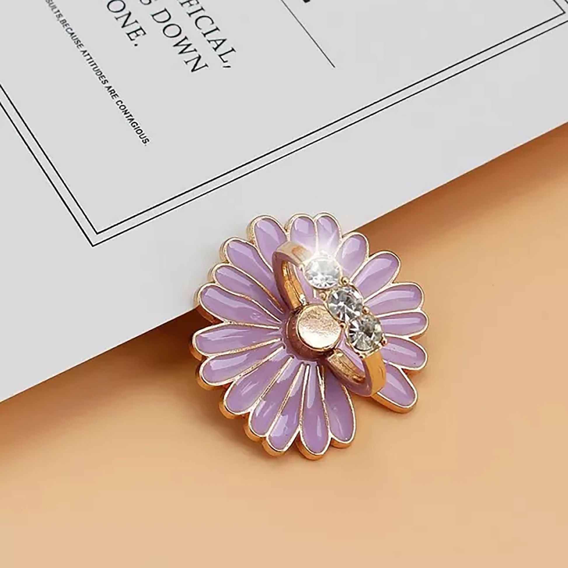 Daisy Metal Mobile Phone Ring Buckle Bracket / Bracket Ring / Buckle Ring - Phone Stand